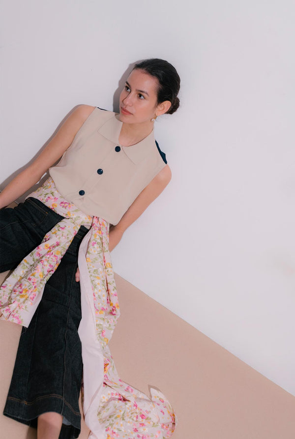 Rachel Top Beige
