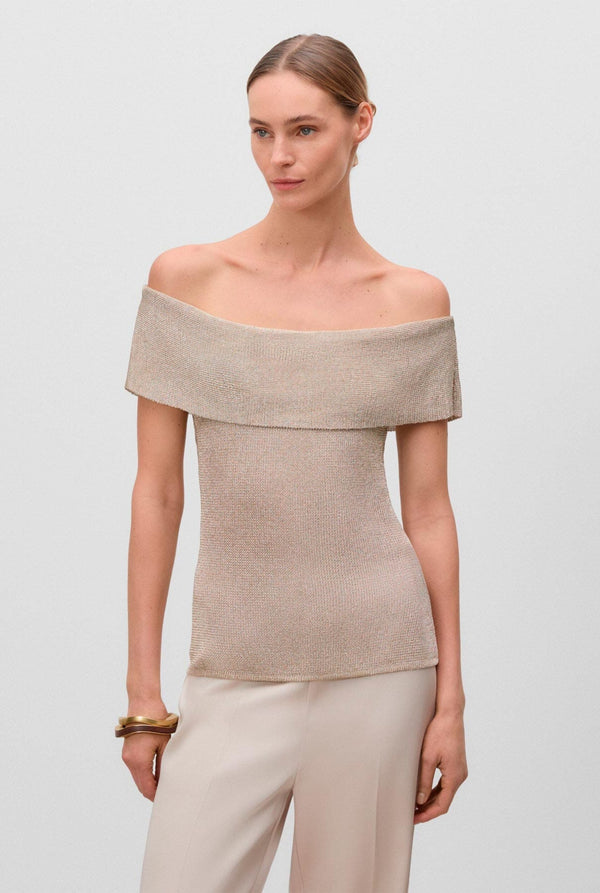 Top punto lurex